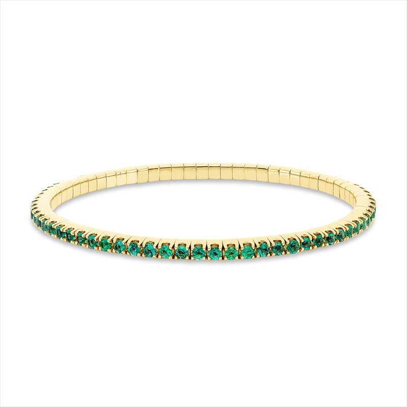 Armband mit Smaragd  aus 750/-18 Karat Gelbgold MPM_SKIP_FIELD 