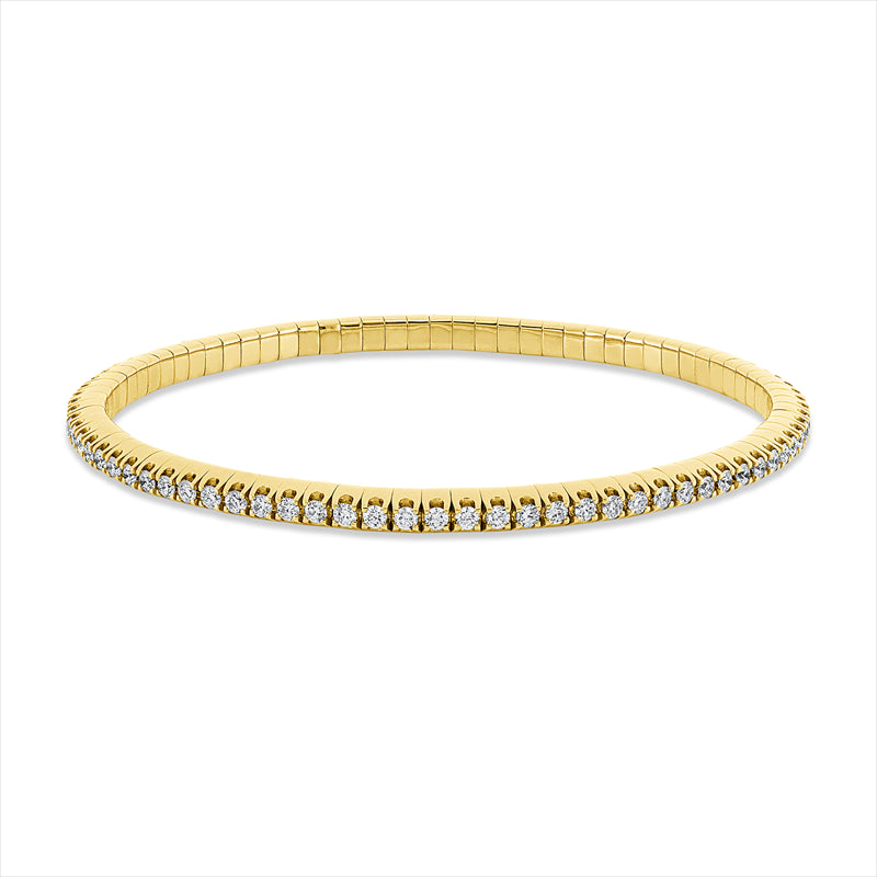 Armband    aus 750/-18 Karat Gelbgold mit 82 Diamanten 2