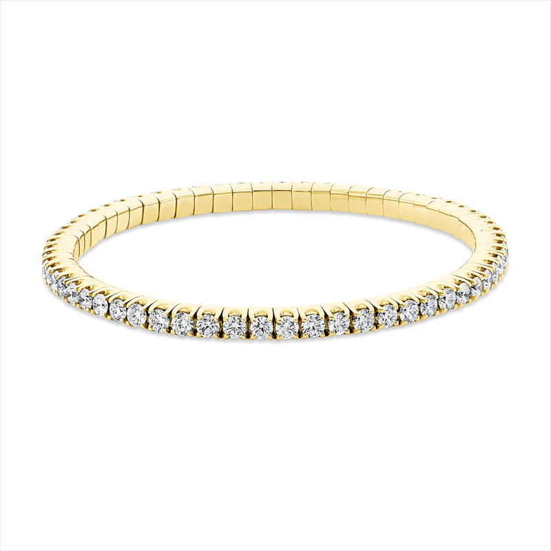 Armband    aus 750/-18 Karat Gelbgold mit 61 Diamanten 4