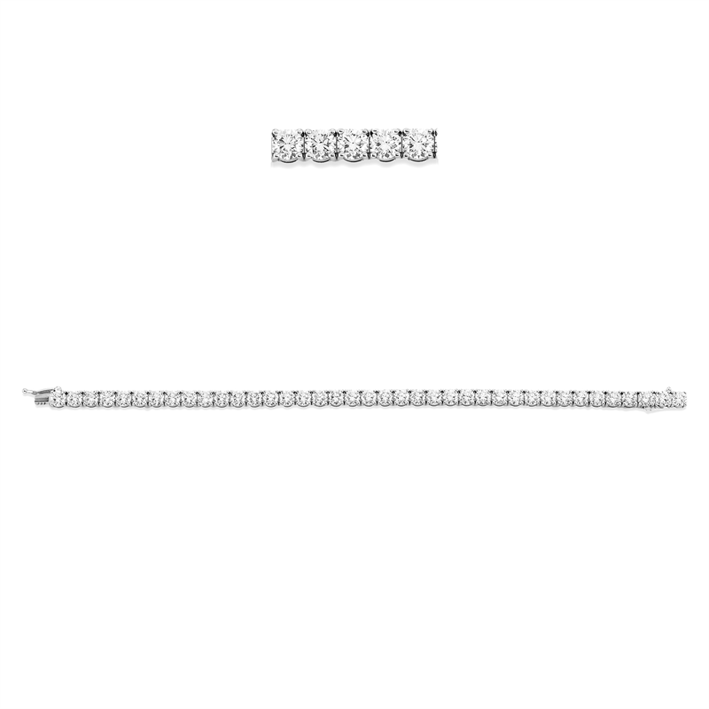 Armband    aus 750/-18 Karat Weißgold mit 39 Diamanten 11