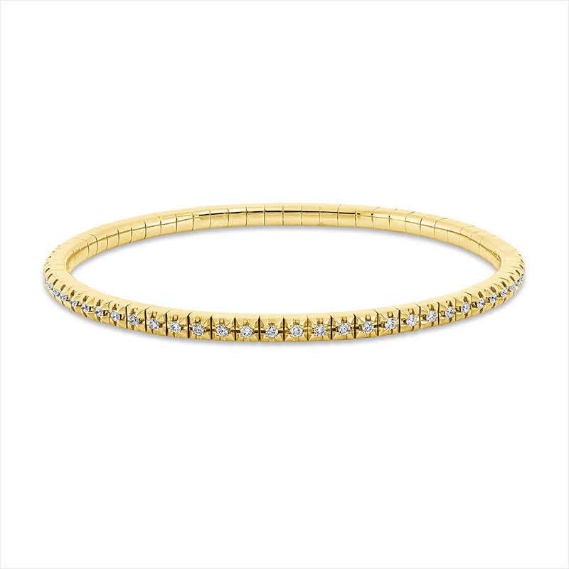 Armband    aus 750/-18 Karat Gelbgold mit 66 Diamanten 0