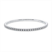 Armband    aus 750/-18 Karat Weißgold mit 66 Diamanten 1