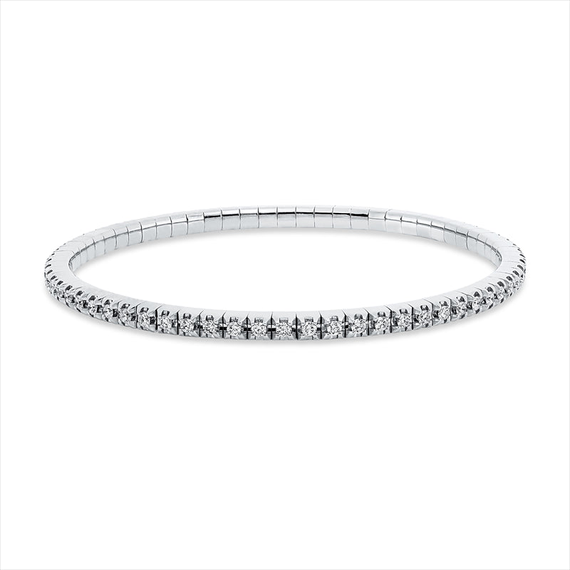 Armband    aus 750/-18 Karat Weißgold mit 66 Diamanten 1