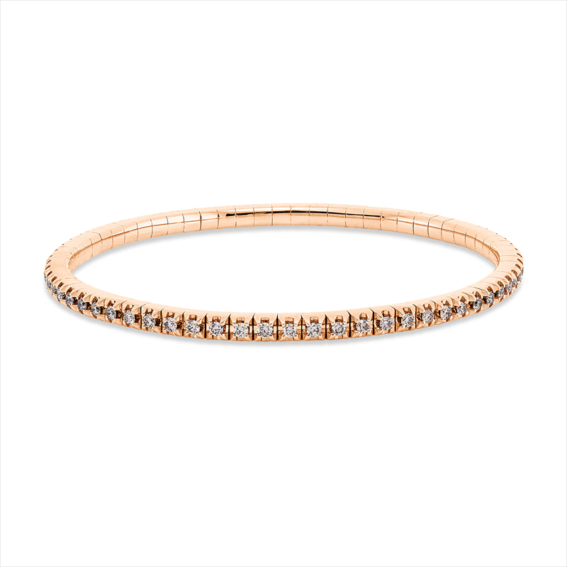 Armband    aus 750/-18 Karat Rotgold mit 66 Diamanten 1
