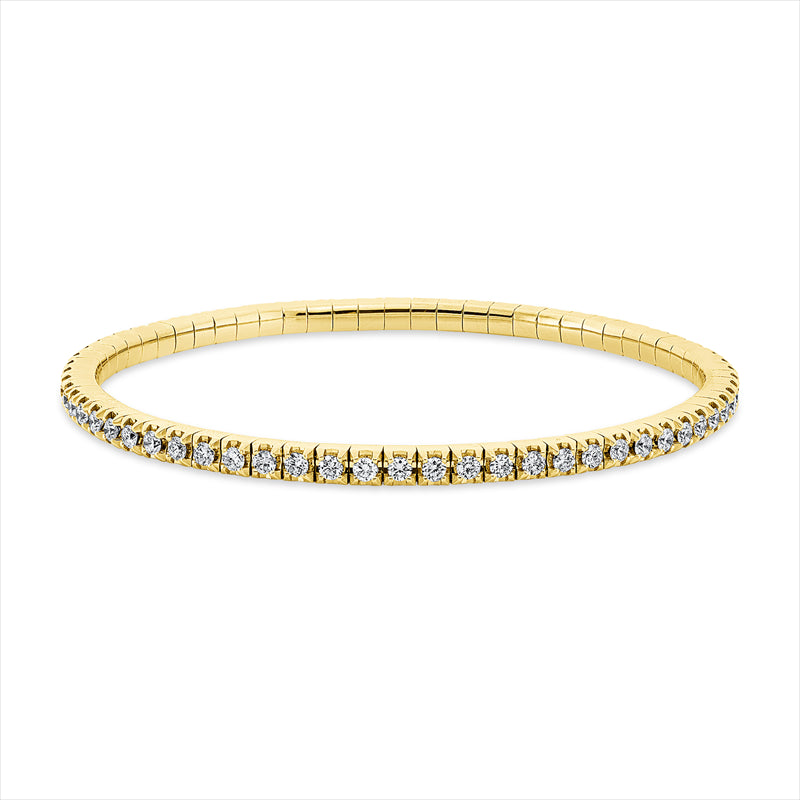 Armband    aus 750/-18 Karat Gelbgold mit 66 Diamanten 2