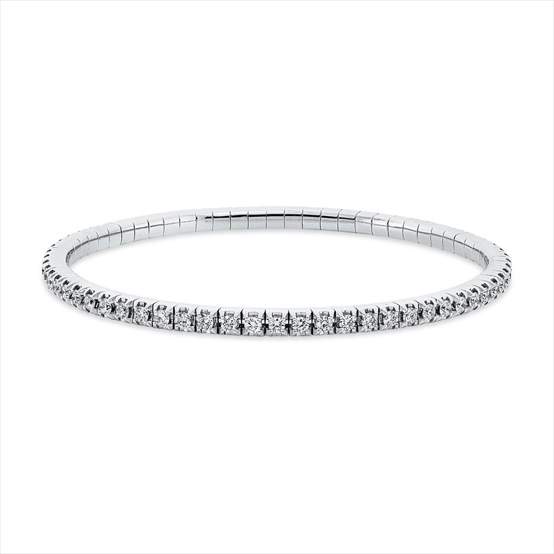 Armband    aus 750/-18 Karat Weißgold mit 66 Diamanten 2