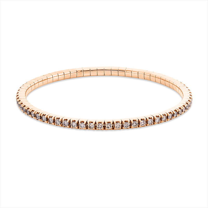 Armband    aus 750/-18 Karat Rotgold mit 66 Diamanten 2