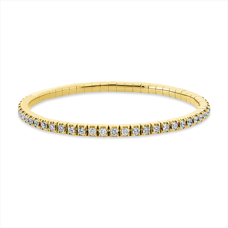 Armband    aus 750/-18 Karat Gelbgold mit 58 Diamanten 2