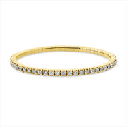 Armband    aus 750/-18 Karat Gelbgold mit 58 Diamanten 2