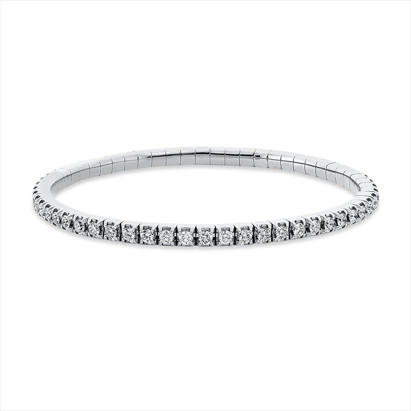 Armband    aus 750/-18 Karat Weißgold mit 58 Diamanten 2