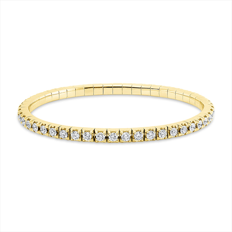 Armband    aus 750/-18 Karat Gelbgold mit 50 Diamanten 4
