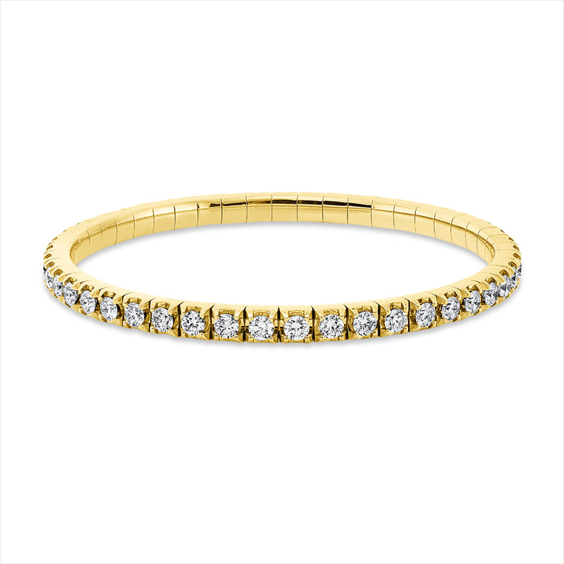 Armband    aus 750/-18 Karat Gelbgold mit 47 Diamanten 4