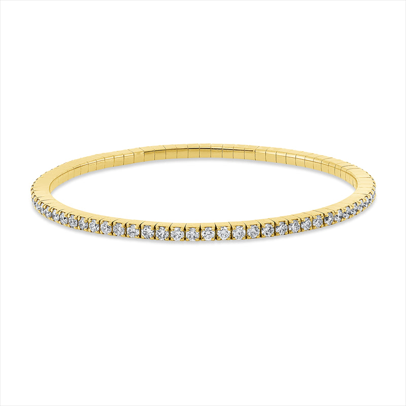 Armband    aus 750/-18 Karat Gelbgold mit 76 Diamanten 3