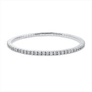 Armband    aus 750/-18 Karat Weißgold mit 67 Diamanten 4 ct