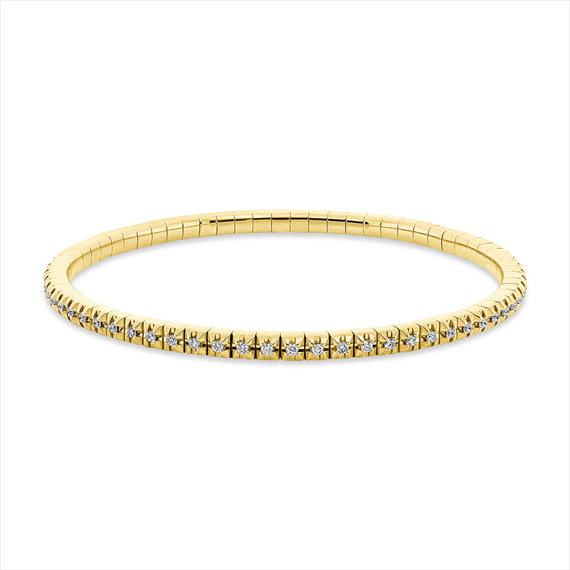 Armband    aus 750/-18 Karat Gelbgold mit 66 Diamanten 0