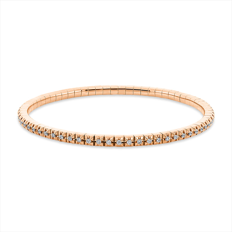 Armband    aus 750/-18 Karat Rotgold mit 66 Diamanten 0