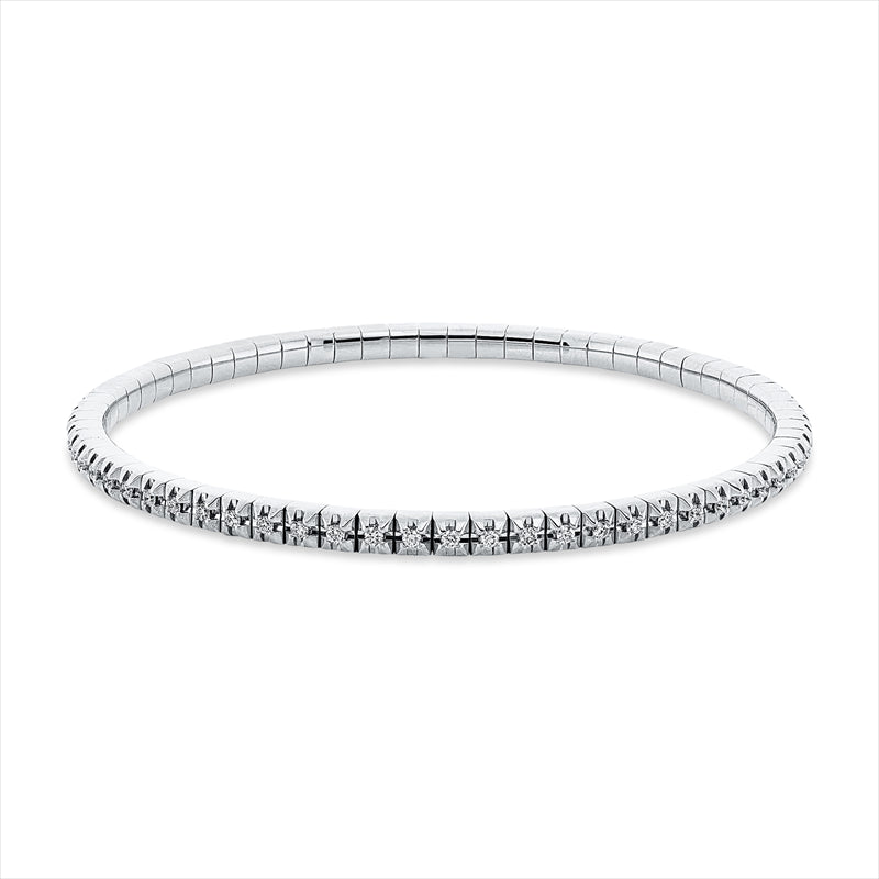 Armband    aus 750/-18 Karat Weißgold mit 66 Diamanten 0