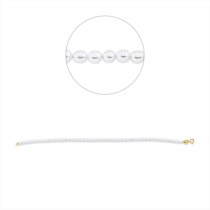 Armband   mit Süßwasserperle aus 750/-18 Karat Gelbgold  