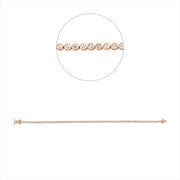 Armband    aus 750/-18 Karat Rotgold mit 85 Diamanten 1