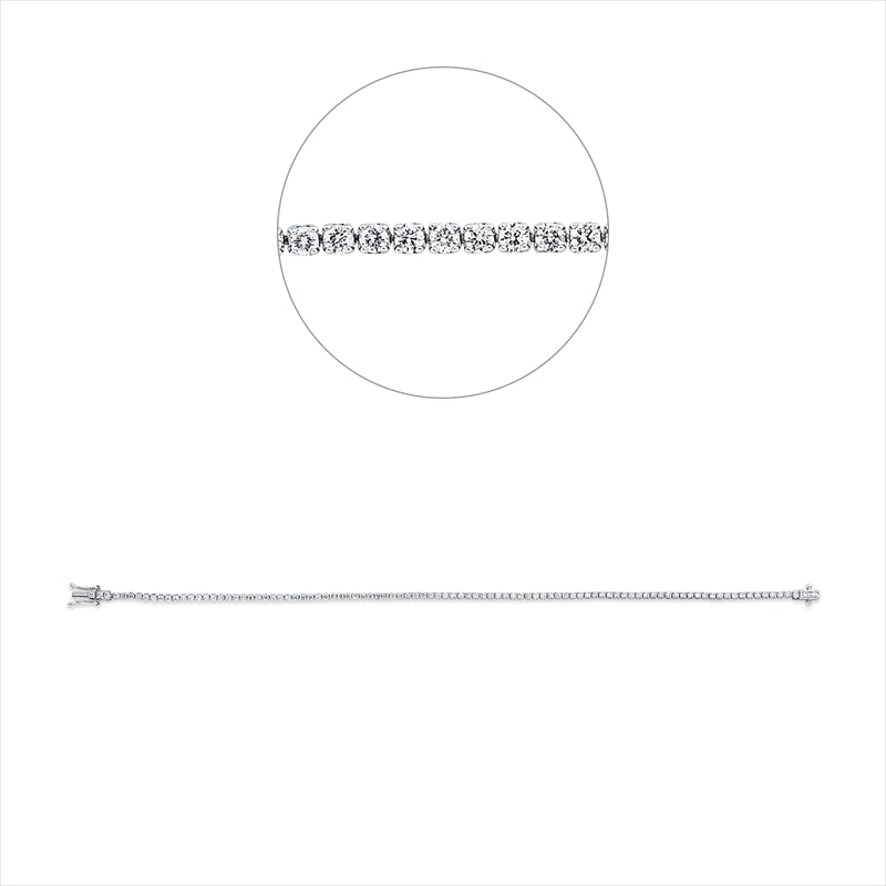 Armband    aus 750/-18 Karat Weißgold mit 97 Diamanten 1