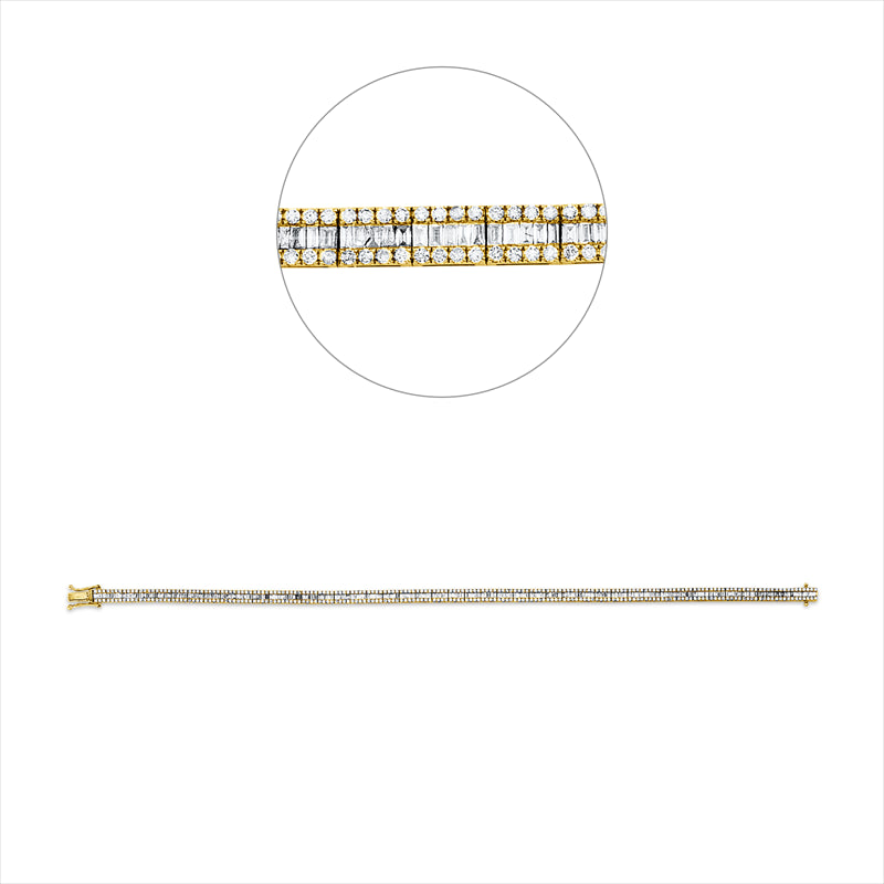Armband    aus 750/-18 Karat Gelbgold / Weißgold mit 581 Diamanten 1