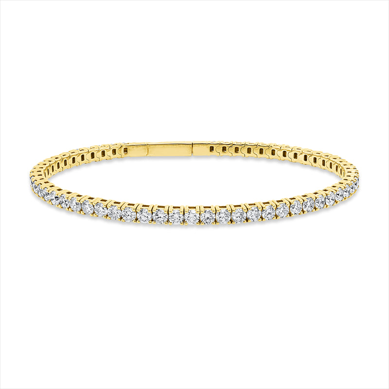 Armband    aus 750/-18 Karat Gelbgold mit 57 Diamanten 4