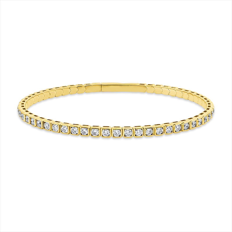 Armband    aus 750/-18 Karat Gelbgold mit 53 Diamanten 2