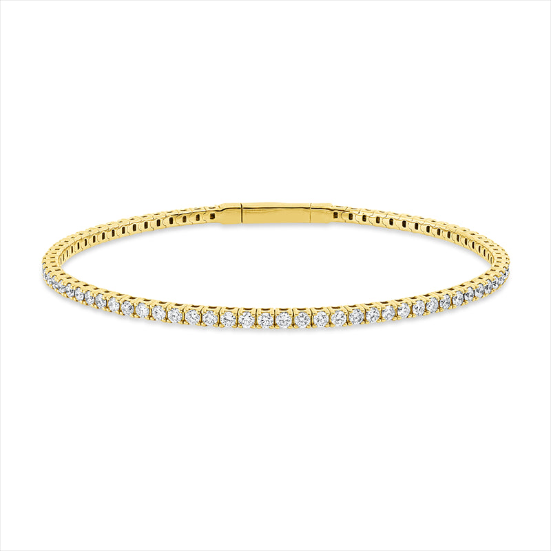 Armband    aus 750/-18 Karat Gelbgold mit 74 Diamanten 1