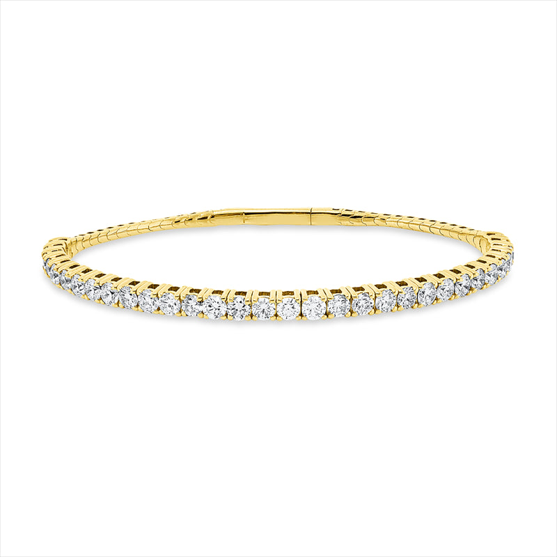 Armband    aus 750/-18 Karat Gelbgold mit 32 Diamanten 3