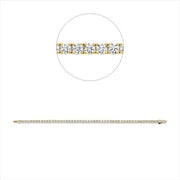 Armband    aus 750/-18 Karat Gelbgold mit 54 Diamanten 4