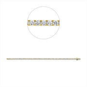 Armband    aus 750/-18 Karat Gelbgold mit 52 Diamanten 6