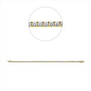 Armband    aus 750/-18 Karat Gelbgold mit 64 Diamanten 3