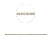 Armband    aus 750/-18 Karat Gelbgold mit 59 Diamanten 4