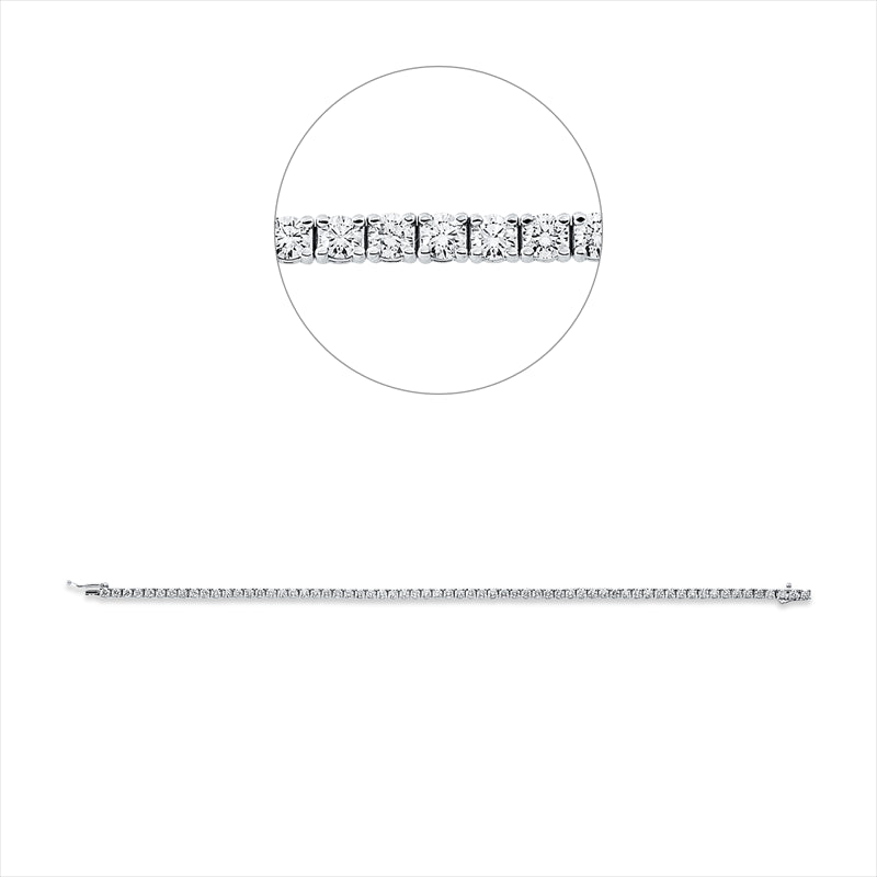 Armband    aus 750/-18 Karat Weißgold mit 59 Diamanten 4