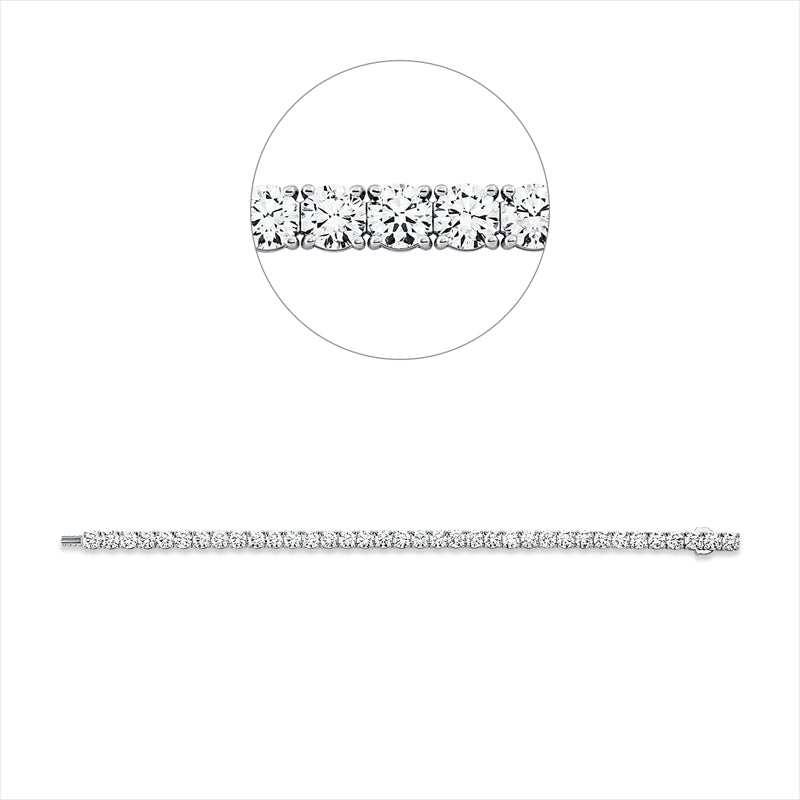 Armband    aus 750/-18 Karat Weißgold mit 36 Diamanten 14