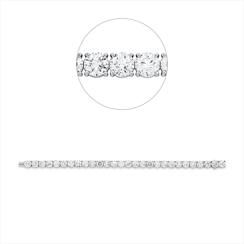 Armband    aus 750/-18 Karat Weißgold mit 28 Diamanten 28