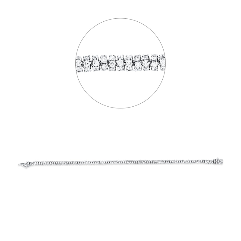 Armband    aus 750/-18 Karat Weißgold mit 653 Diamanten 5