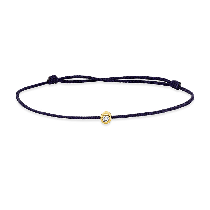 Armband    aus 750/-18 Karat Gelbgold mit 1 Diamant 0