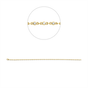 Armband    aus 750/-18 Karat Gelbgold mit 35 Diamanten 0