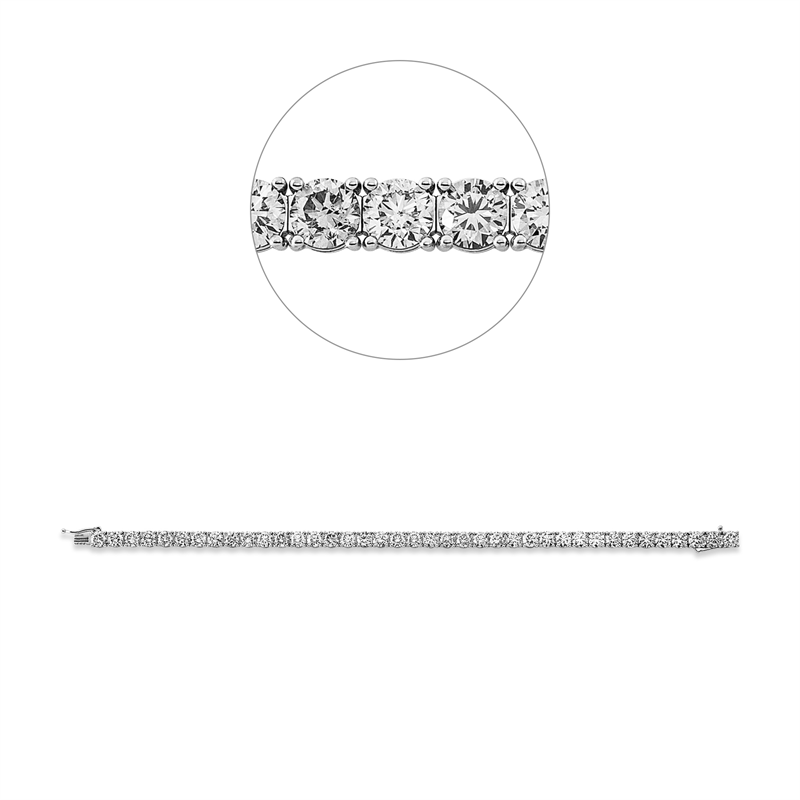 Armband    aus 750/-18 Karat Weißgold mit 39 Diamanten 11