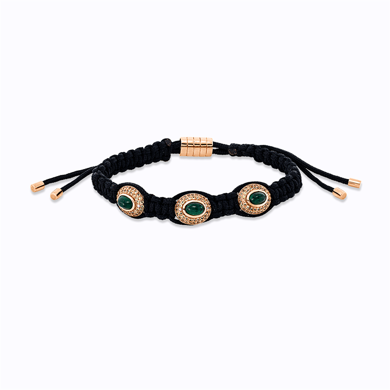 Armband mit Saphir  aus 750/-18 Karat Rotgold mit 6 Diamanten 0