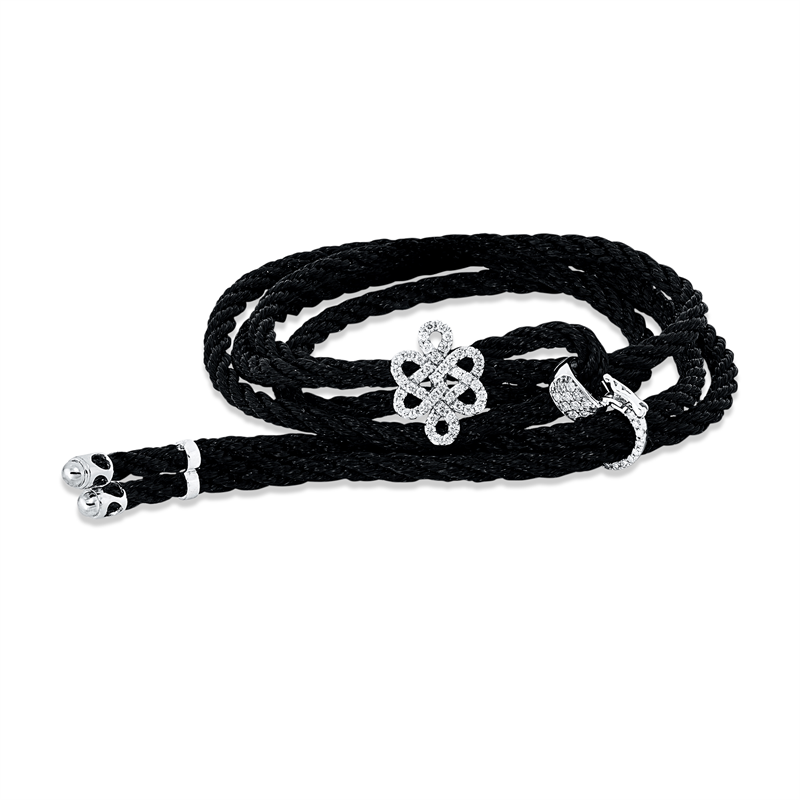 Armband    aus 750/-18 Karat Weißgold mit 75 Diamanten 0