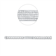 Armband    aus 750/-18 Karat Weißgold mit 120 Diamanten 3
