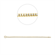 Armband    aus 750/-18 Karat Gelbgold mit 100 Diamanten 1