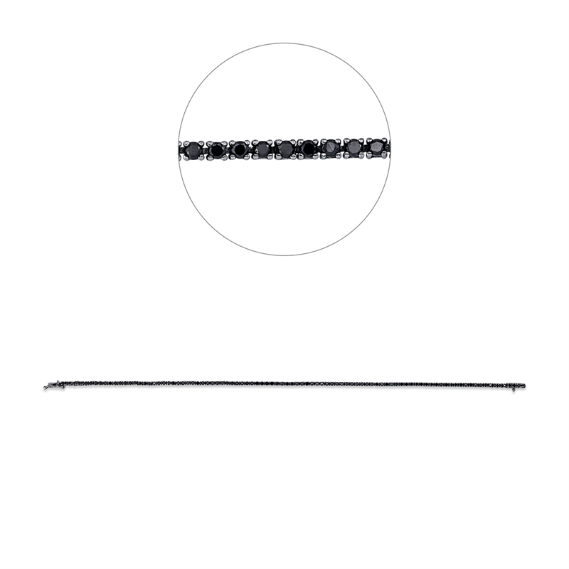 Armband    aus 750/-18 Karat Weißgold mit 94 Diamanten 1