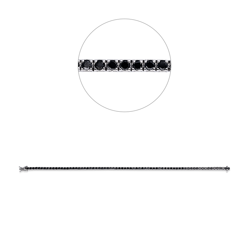 Armband    aus 750/-18 Karat Weißgold mit 72 Diamanten 2