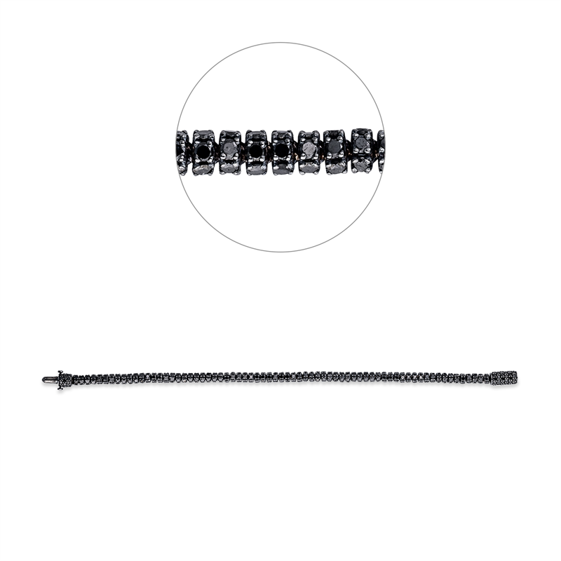 Armband    aus 750/-18 Karat Weißgold mit 433 Diamanten 10
