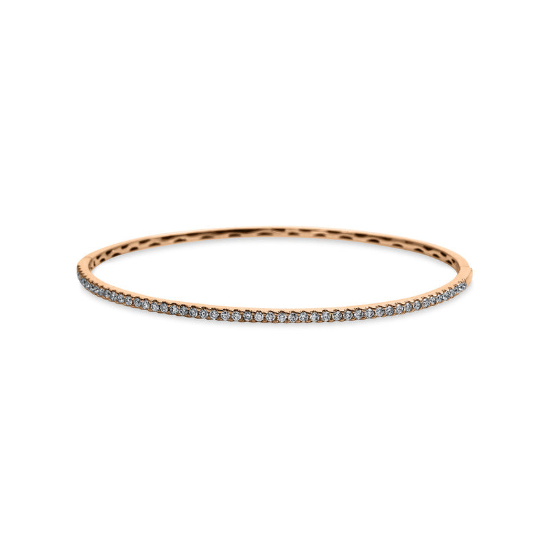 Armreif    aus 750/-18 Karat Rotgold mit 49 Diamanten 0
