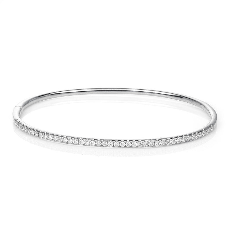 Armreif    aus 750/-18 Karat Weißgold mit 43 Diamanten 0