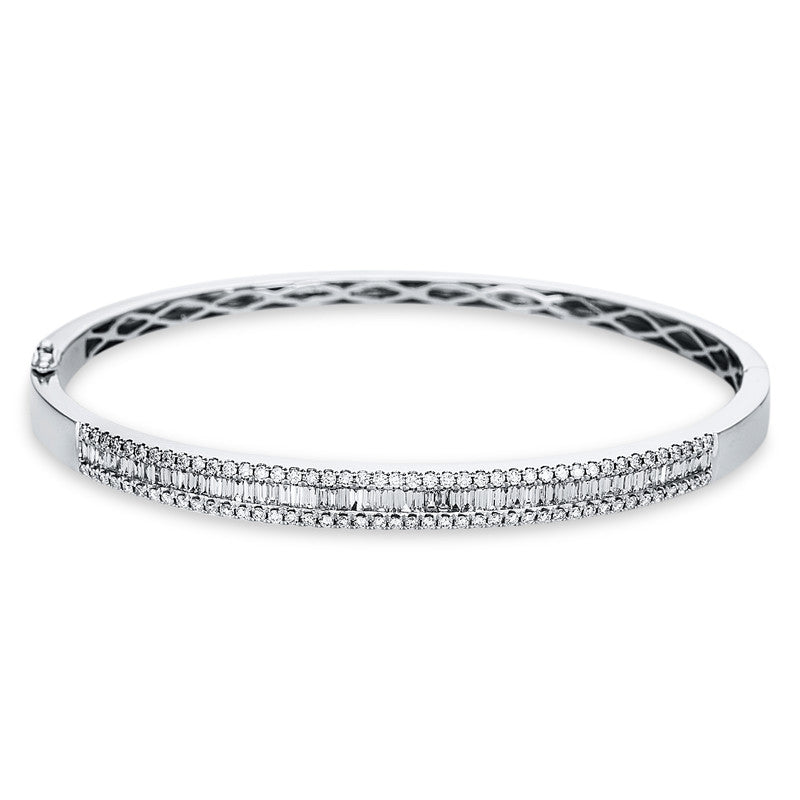 Armreif    aus 750/-18 Karat Weißgold mit 149 Diamanten 1